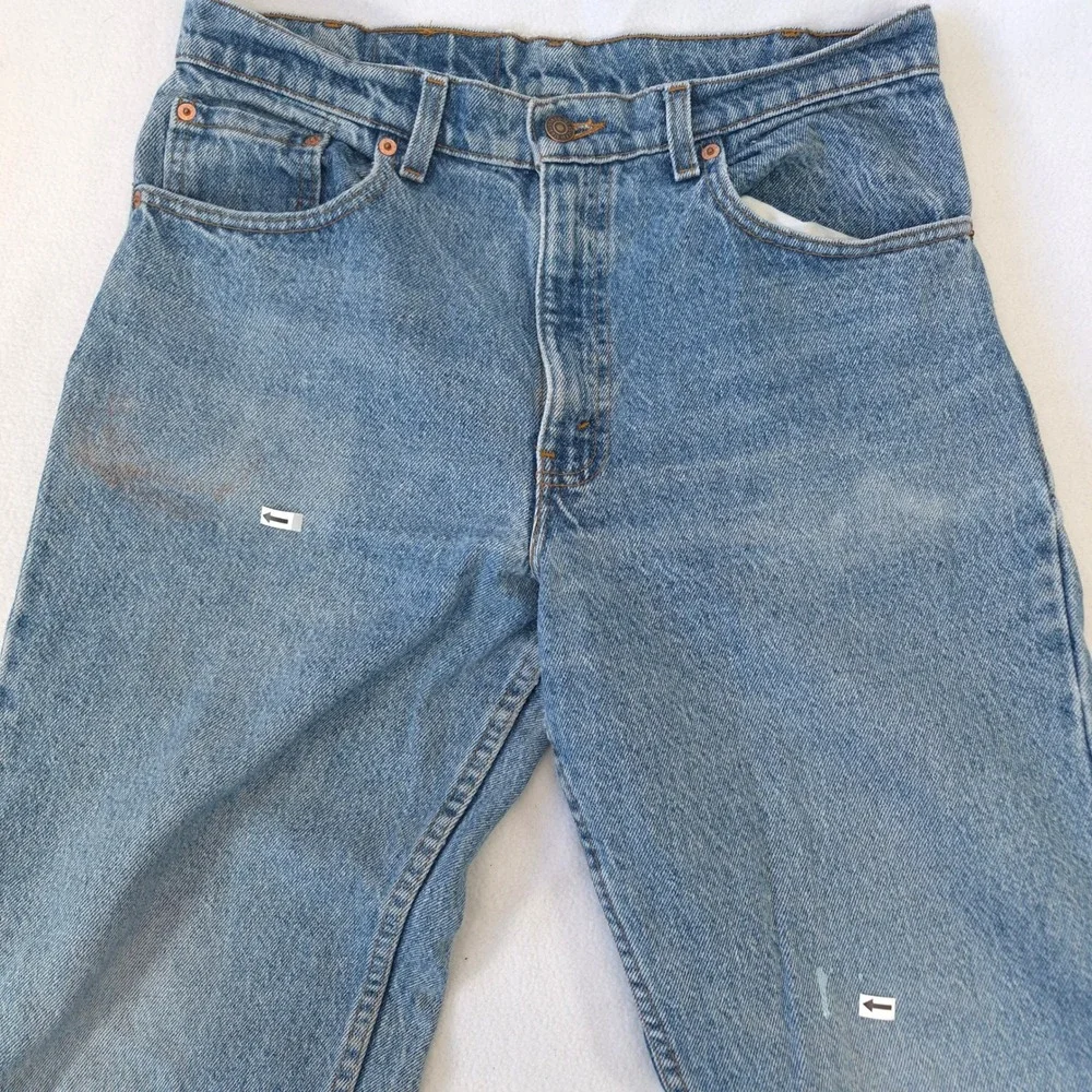 Levi 550 Relaxed Fit Jeans Blue W33 L32 Vintage 90s Tapered Leg Denim Workwear